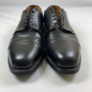 Allen Edmounds  Men’s Black Leather Shoes Size 12